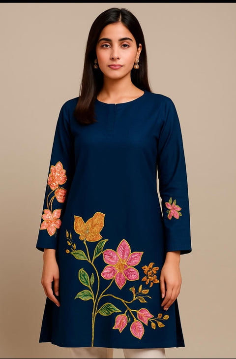 Shahi Malbusat Hand-Painted Lawn 3-Piece Suit