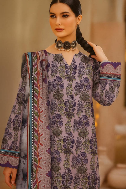 3-piece printed lawn premium quality unstitch